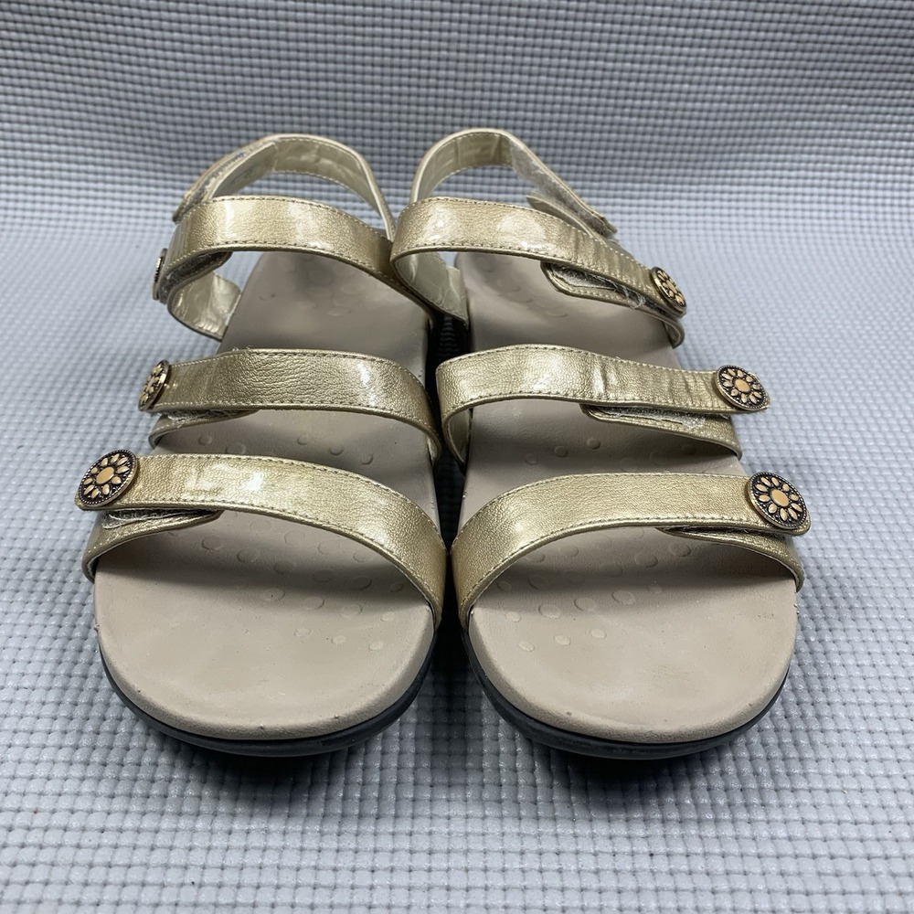 VIONIC WOMENS CATHY TRIPLE STRAP SANDALS SZ 9